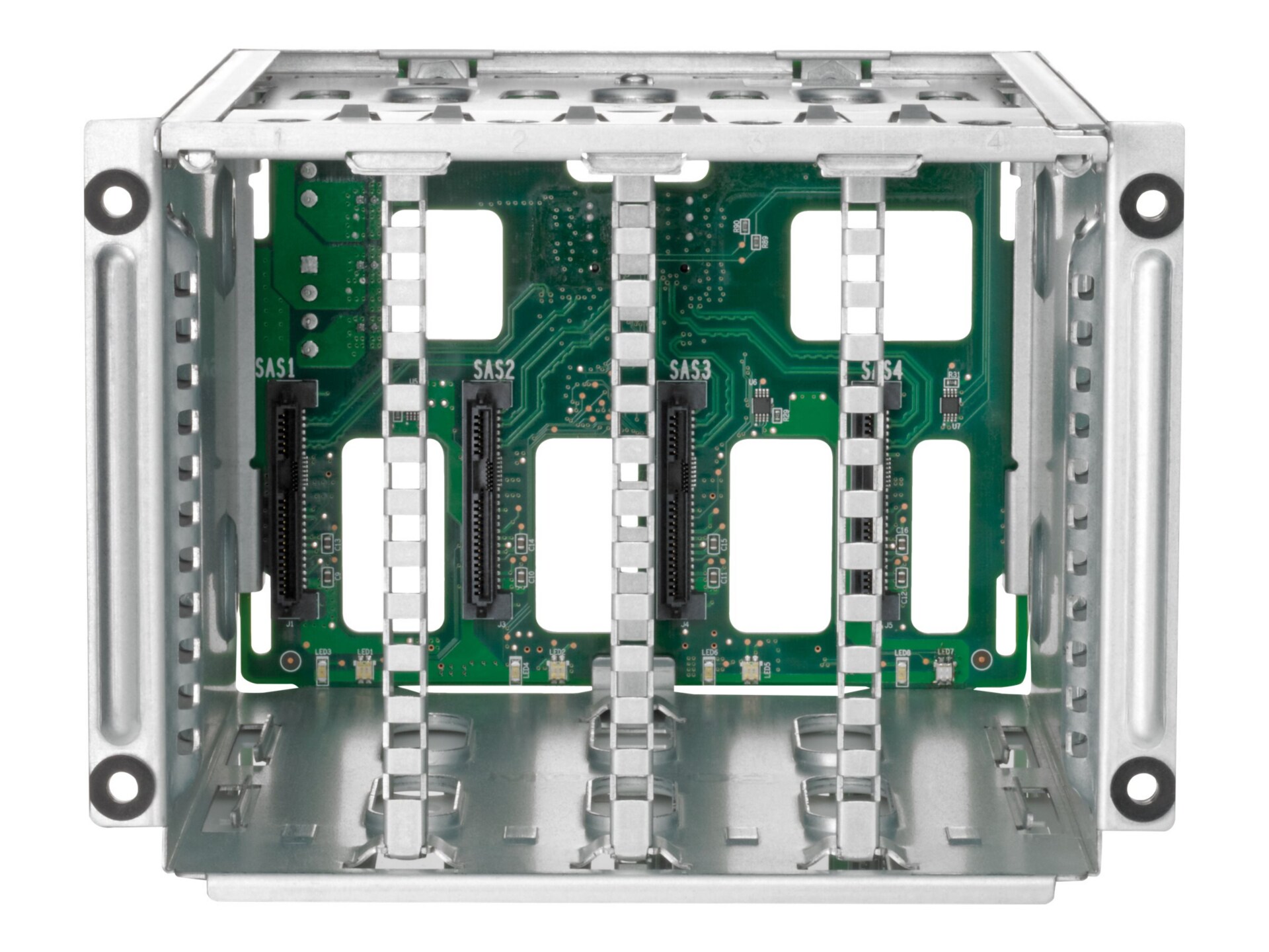 HPE 2SFF x4 Tri-Mode 24G U.3 Basic Carrier Drive Cage Kit - compartiment pour lecteur de support de stockage