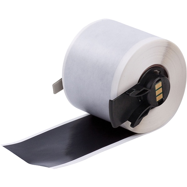 Brady 1.9"x50' Multi-Purpose Vinyl Label Tape for M6 and M7 Printer - Black