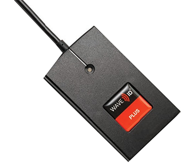 RF IDeas WAVE ID Plus Card Reader with iCLASS SE Seos and USB Interface