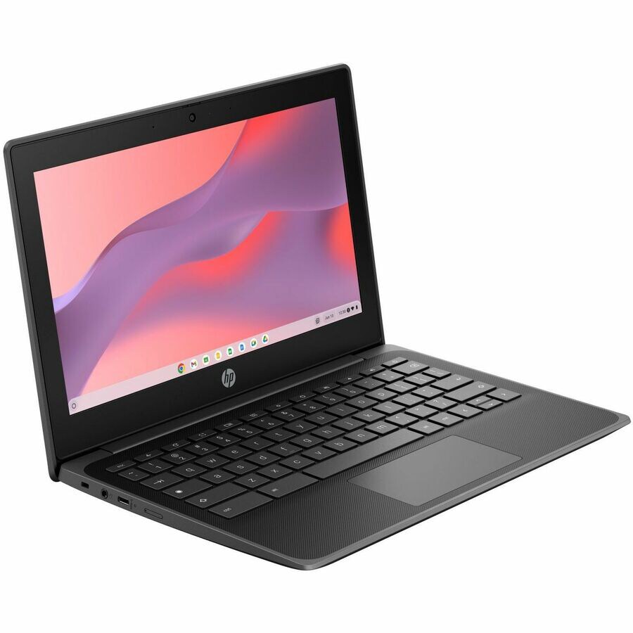 HP Fortis G10 11.6" Chromebook - HD - Intel N-Series N200 - 8 GB - 64 GB Flash Memory - English Keyboard - Jack Black -