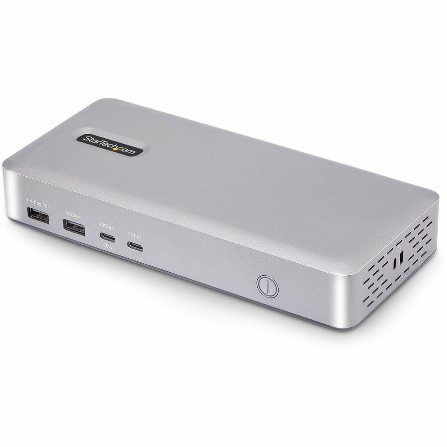 StarTech.com USB4 Docking Station, USB-C 40Gbps, Dual HDMI up to 2x 4K 60Hz, Multi-Monitor Dock, 6x USB, 2.5GbE, 100W PD