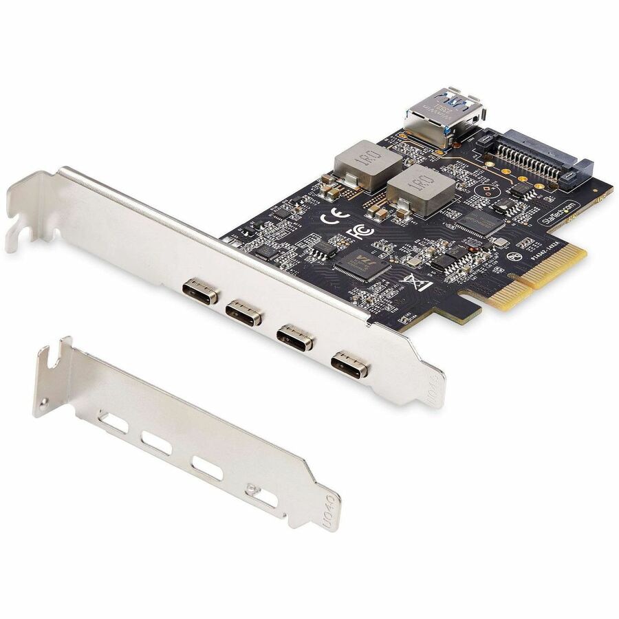 StarTech.com 5-Port USB PCIe Card, USB 3.2 10Gbps, PCI Express Card with 4x USB-C Ports, 1x USB-A Internal Port