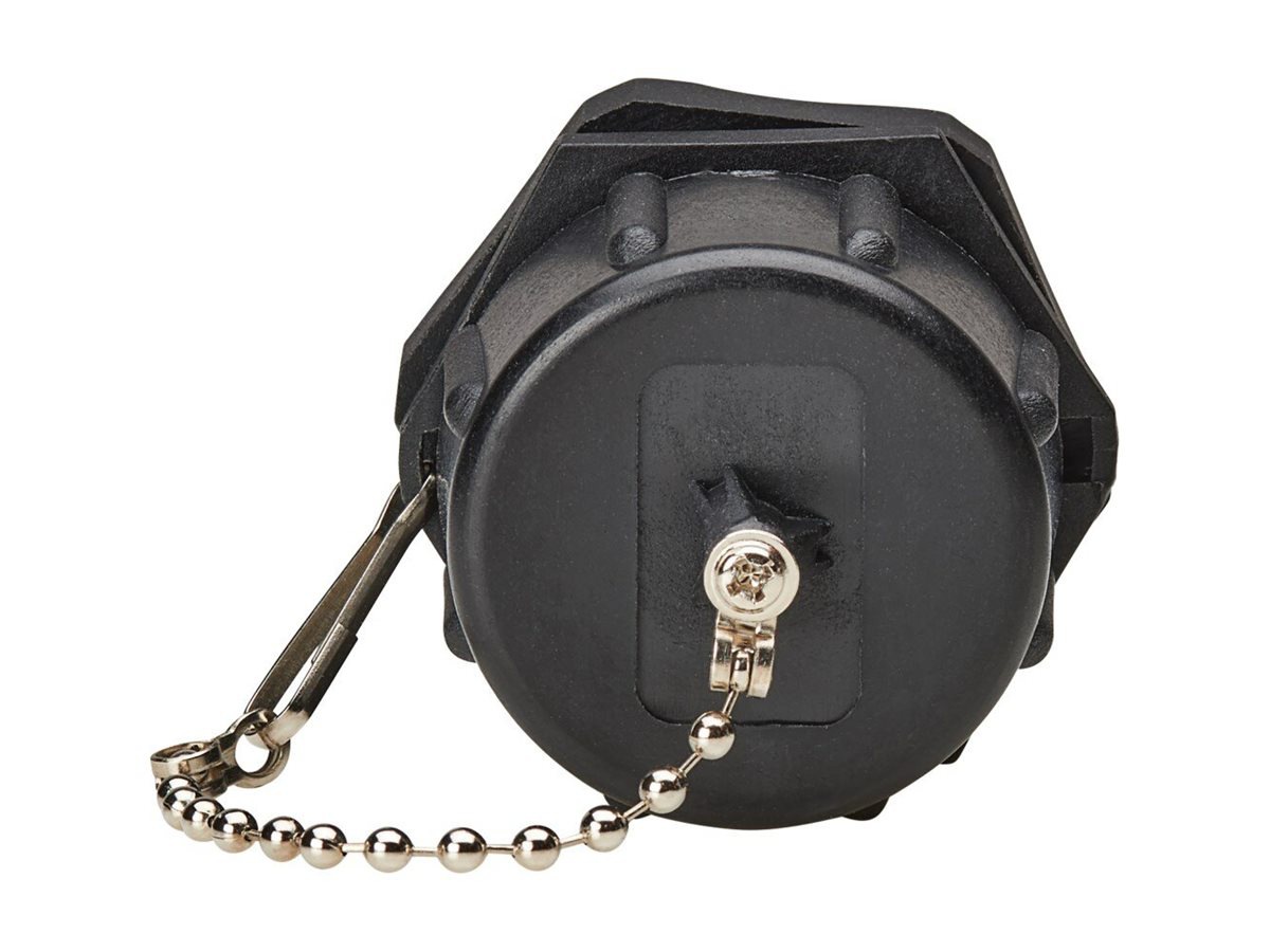 Eaton Tripp Lite series Rigid Industrial F-Type Adapter (M/F) - Black