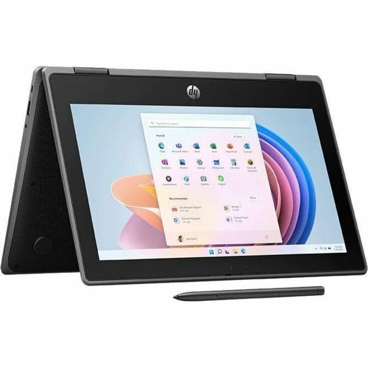 HP Pro x360 Fortis G11 11.6" Touchscreen Rugged Convertible 2 in 1 Notebook - HD - Intel N-Series 13th Gen N200 - 4 GB -