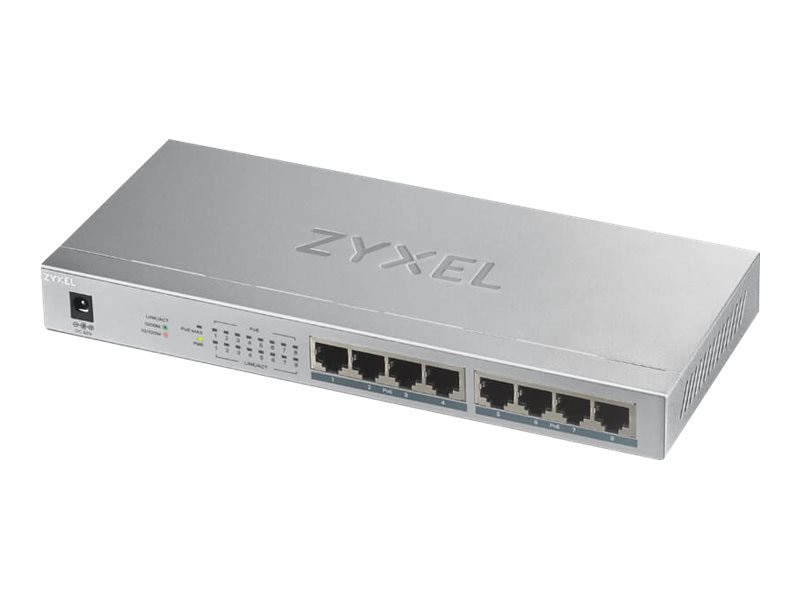 ZYXEL 8 PT GIGABIT POE+ UNMNGD SWTCH