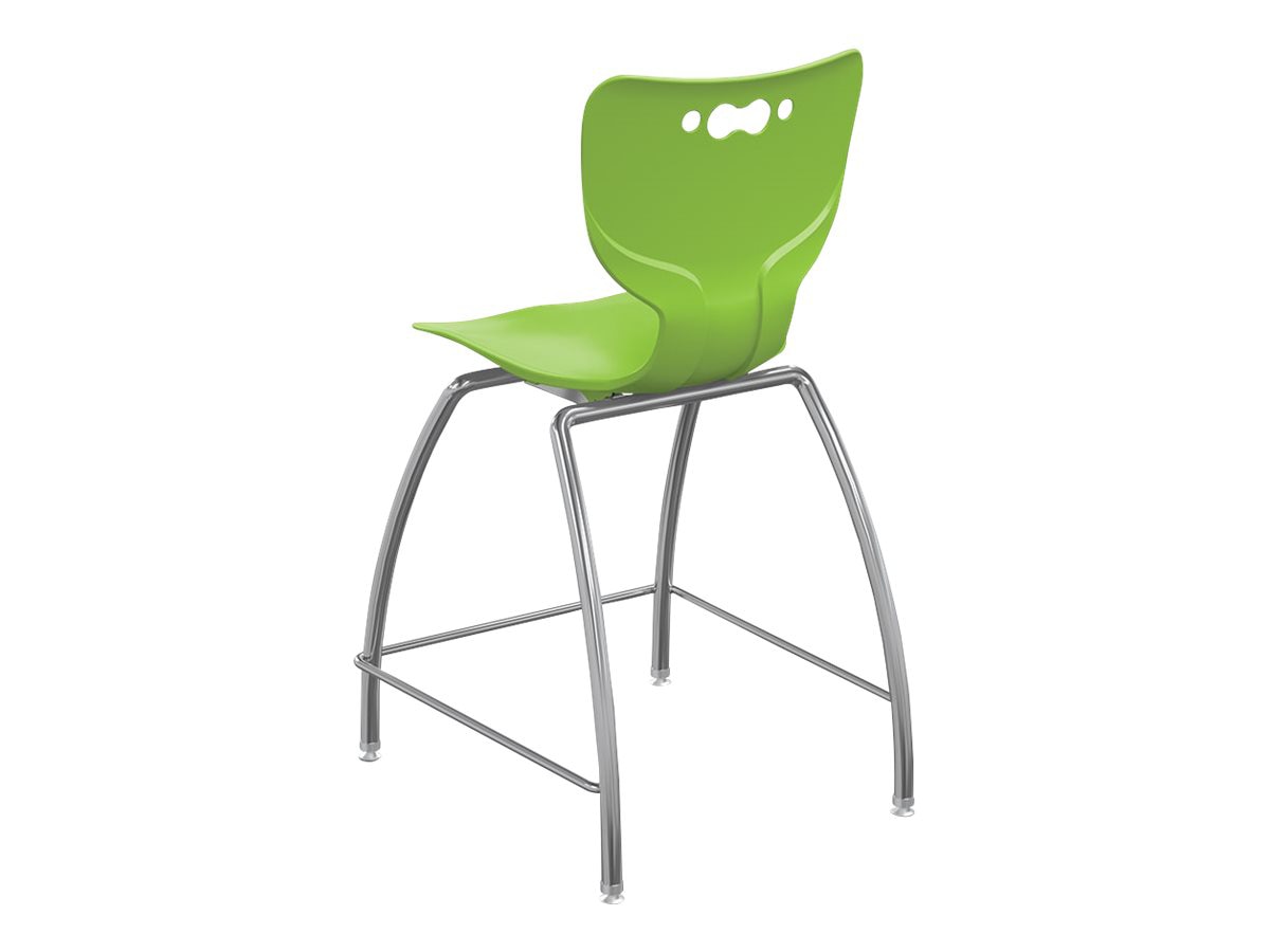 MooreCo Hierarchy - chair - green, platinum