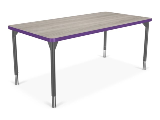 MooreCo Hierarchy Activity - table - rectangular - gray elm