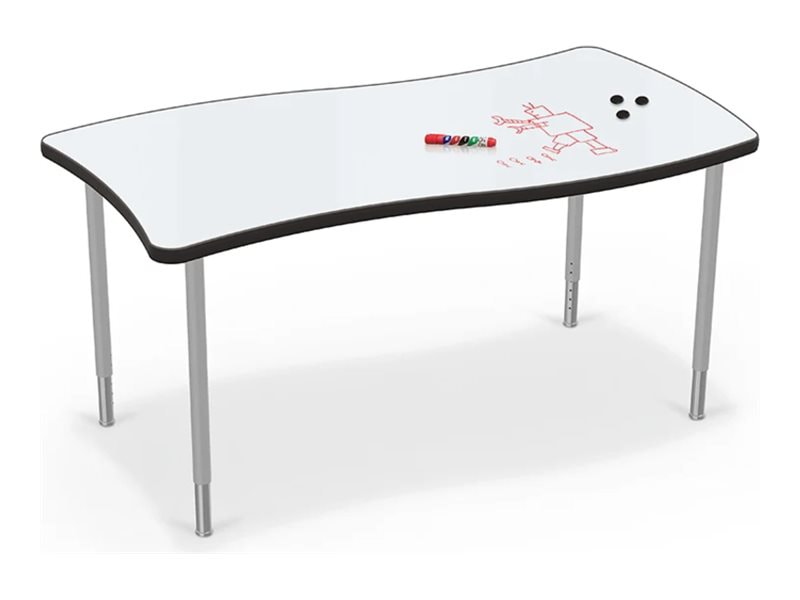 MooreCo Hierarchy Creator - table - wavy rectangular - whiteboard