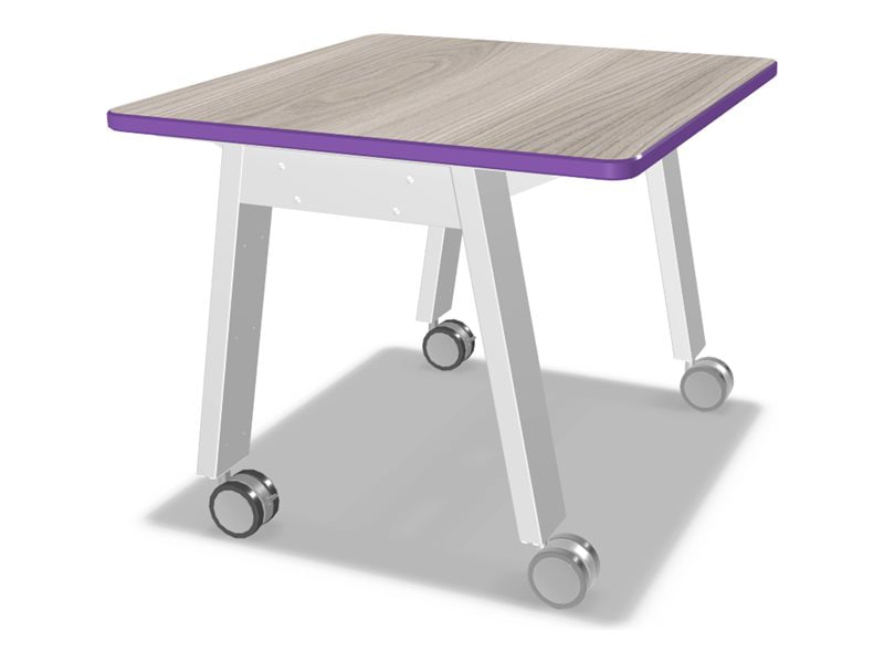 MooreCo Compass Makerspace - table - square - gray elm