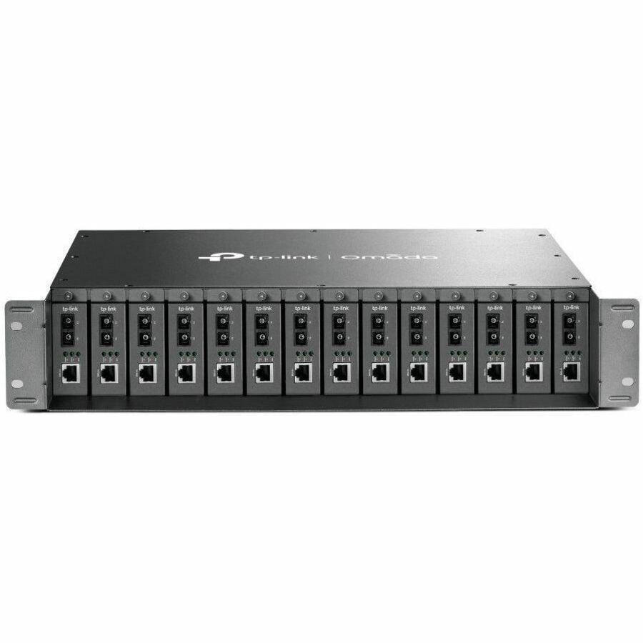 TP-LINK TL-MC1400 14-slot unmanaged Fiber Converter Chassis, single power s