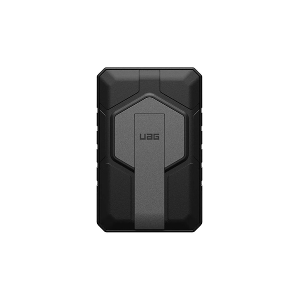 UAG Ultra Slim 5000mAh MagSafe Wireless Power Bank with Kickstand - Black/Grey