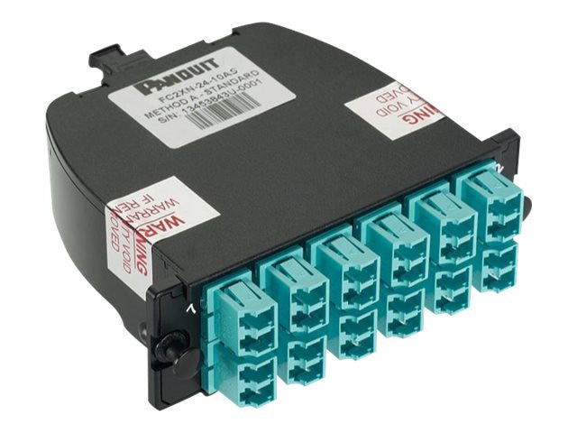 Panduit OptiCom MPO-LC Fiber Cassette OM4, 24 Fiber