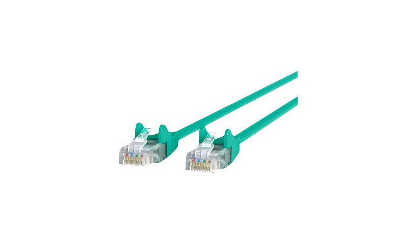 Belkin Cat6 6ft Green Ethernet Patch Cable, UTP, 24 AWG, Snagless, Molded, RJ45, M/M, 6'