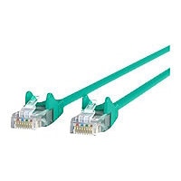 Belkin Cat6 6ft Green Ethernet Patch Cable, UTP, 24 AWG, Snagless, Molded, RJ45, M/M, 6'