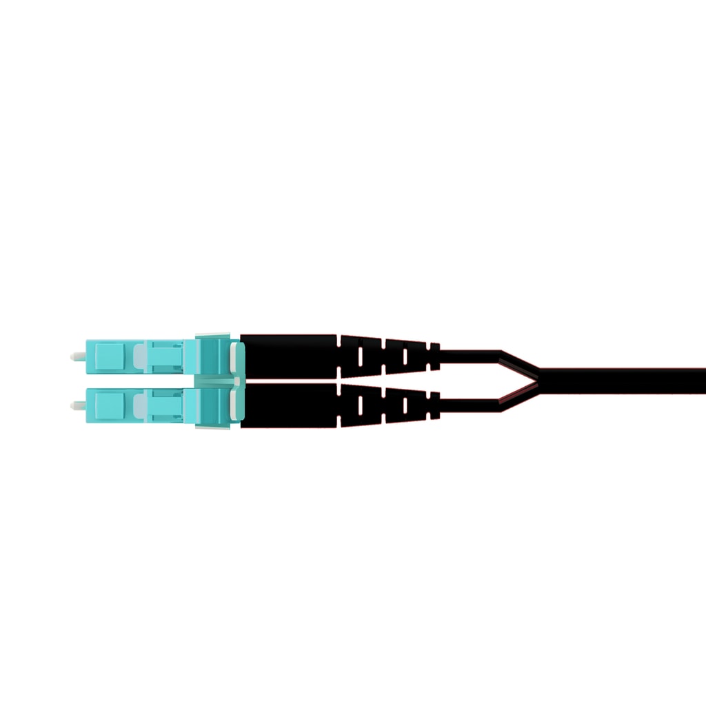 Opti-Core® 2 Fiber, OS1/OS2, Colored H-Aqua LC Duplex, Plenum