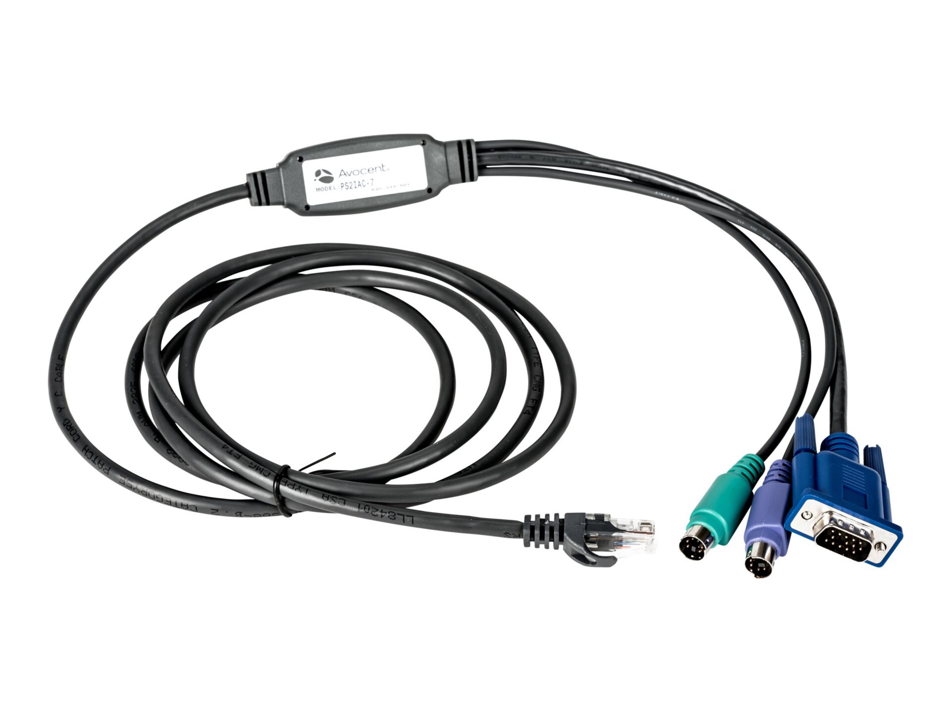 Vertiv Avocent 7-ft. Cat5 Integrated Access Cable