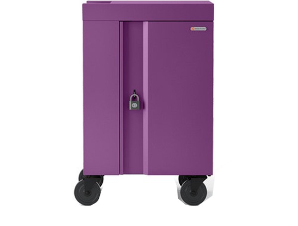 Bretford 24-Unit CUBE Cart Mini Charging Cart - Orchid