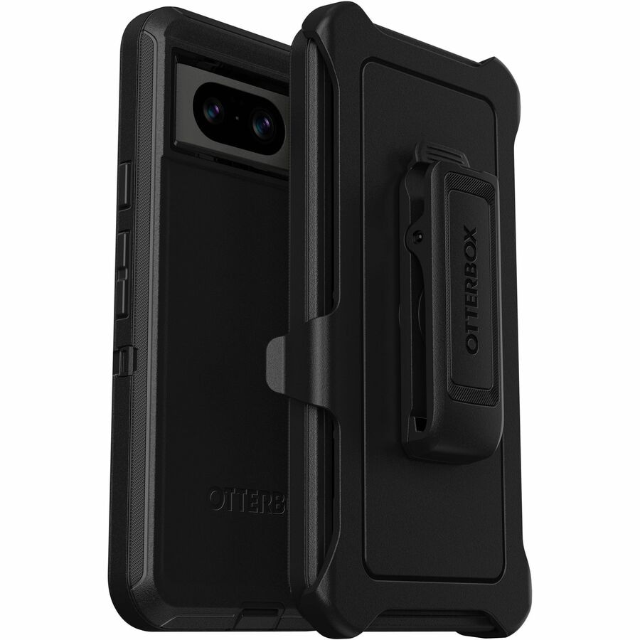 OtterBox Defender Carrying Case (Holster) For Google Pixel 8 - Black