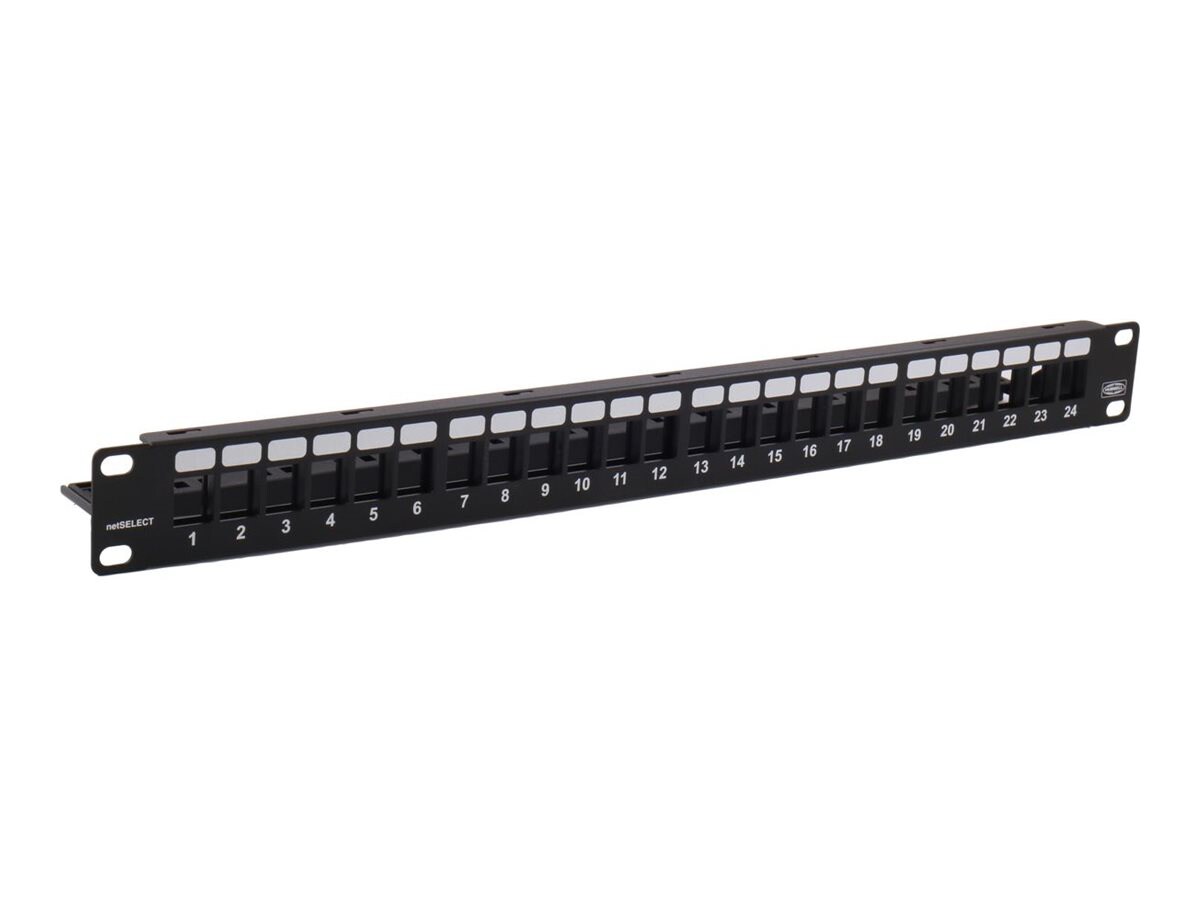 Hubbell NETSELECT patch panel - 19" - copper solutions, unlo