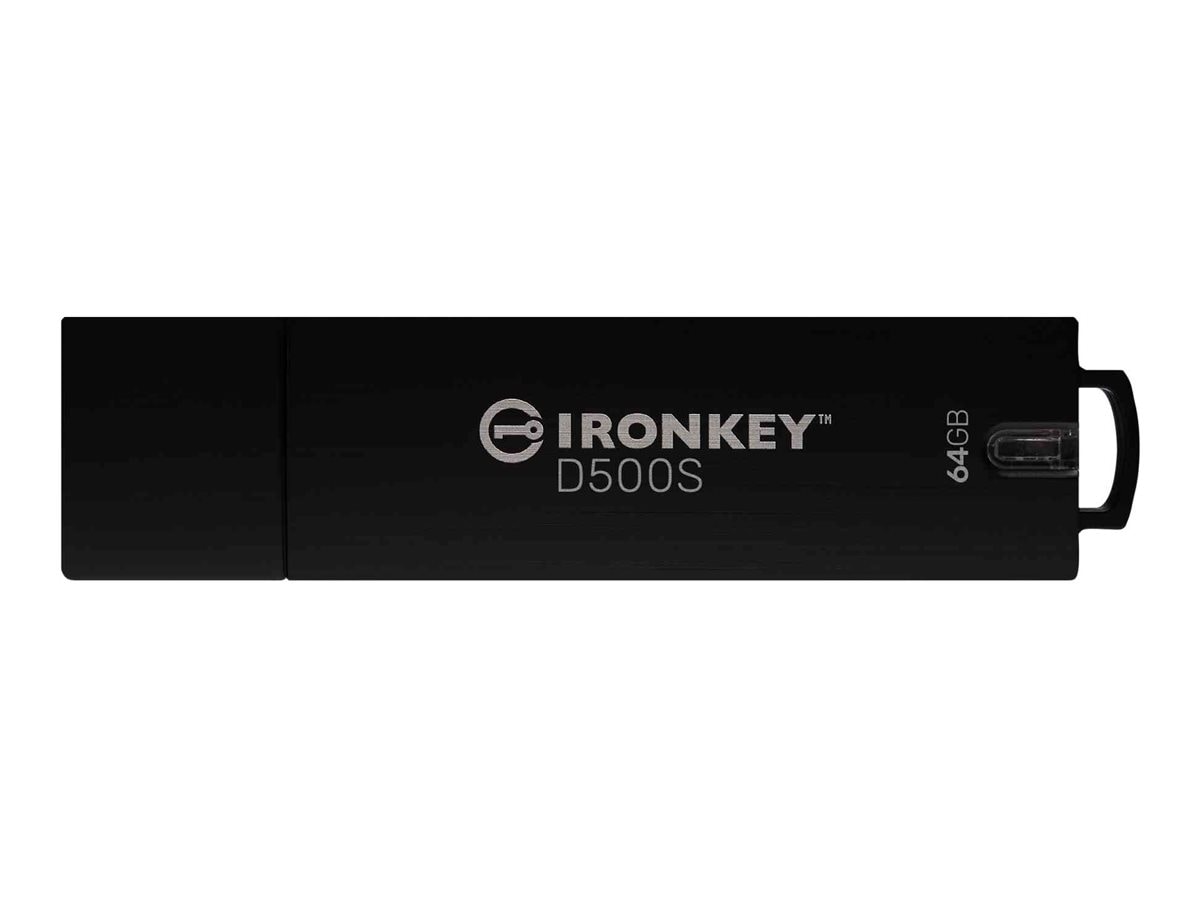 Kingston IronKey D500S - clé USB - 64 Go - Conformité TAA