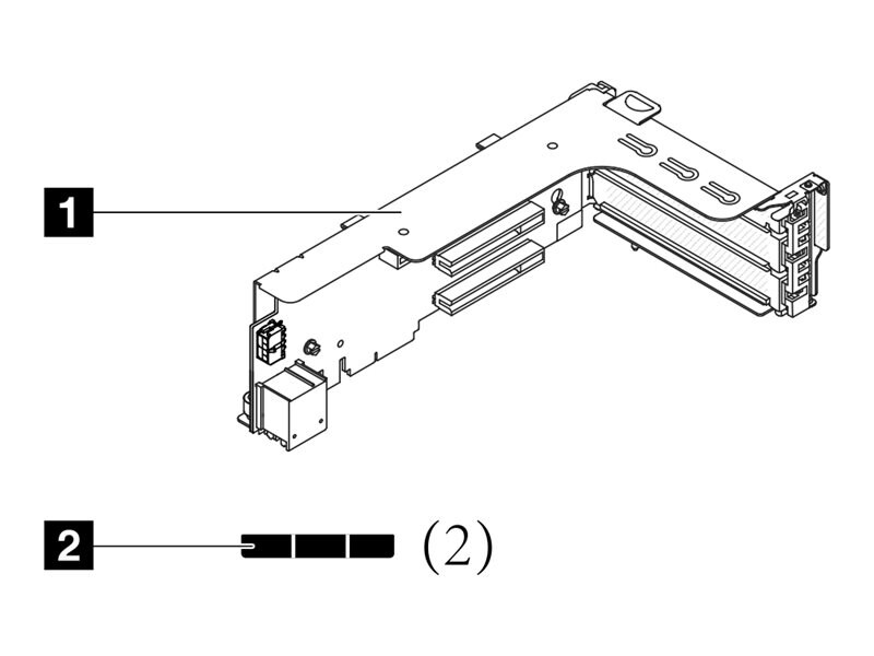 Lenovo - server riser kit