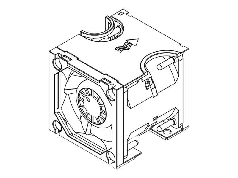 Lenovo ThinkSystem 2U Performance Fan Option Kit - dual rotor fans