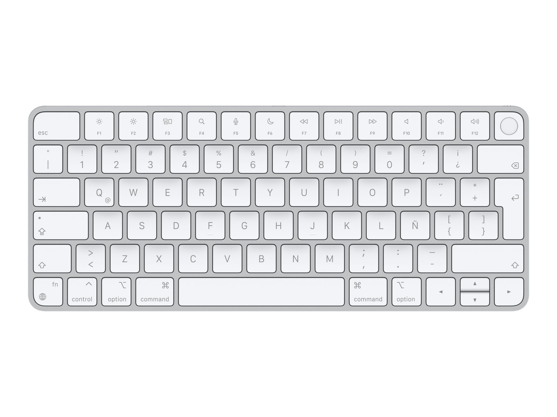 Apple Magic Keyboard with Touch ID - keyboard - QWERTY - Spanish - Latin America Input Device
