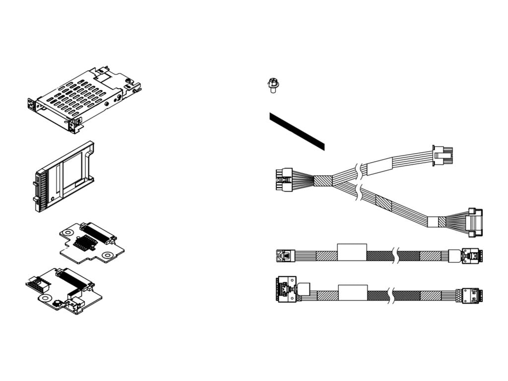 Lenovo ThinkSystem SR630 V3 7mm SATA/NVMe SFF RAID Enablement Kit