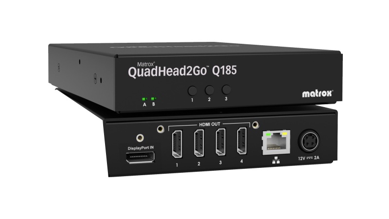 Matrox QuadHead2Go Q185 Multi-Monitor Controller Appliance