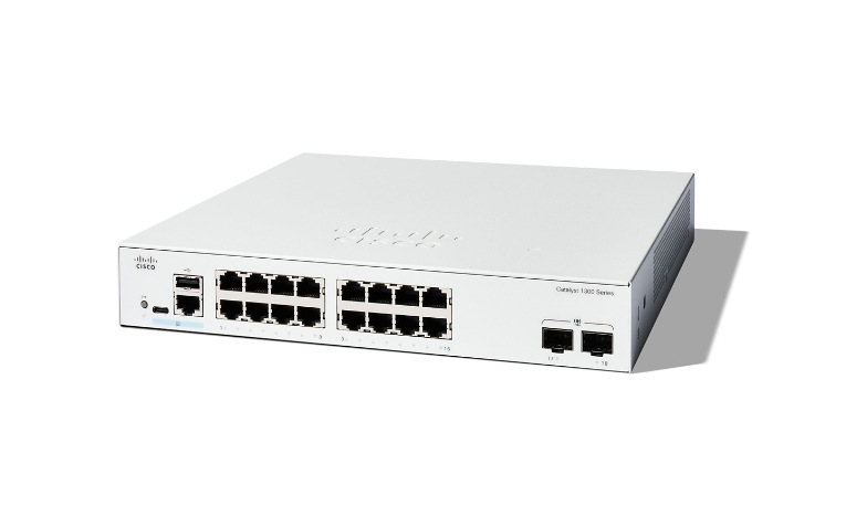 Cisco Catalyst 1300-16T-2G - switch - 16 ports - managed - rack