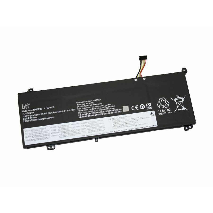 BTI L19C4PDB-BTI 15.44V 58WHR LI-ION BATTERY 5B10Z21201, 5B10Z21209, 5B11C2