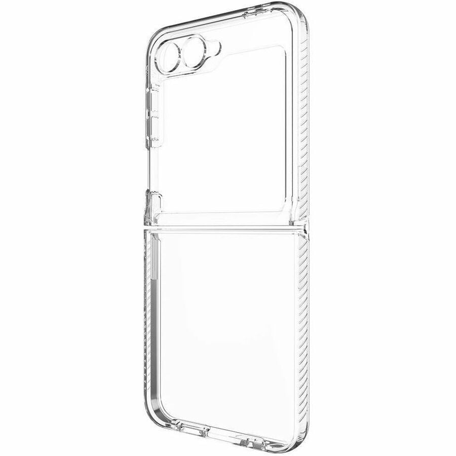 ZAGG Bridgetown Phone Case for Samsung Galaxy Z Flip6-Clear