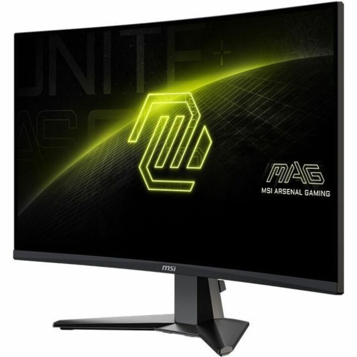 MSI MAG 27CQ6F 27" Class WQHD Curved Screen Gaming LED Monitor - 16:9 - Bla