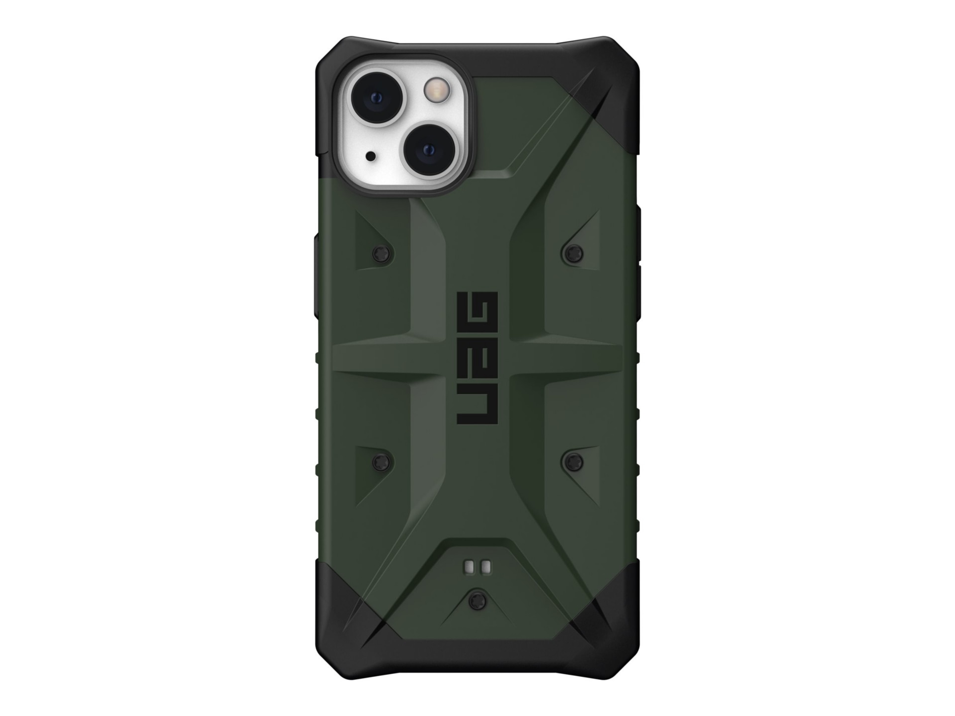 UAG Rugged Case for iPhone 13 5G [6.1-inch] - Pathfinder Olive - back cover for cell phone