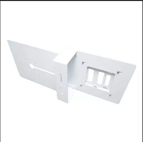 AccelTex Staggered AP and Omni or Patch Antenna All-Thread Drop Mount - White