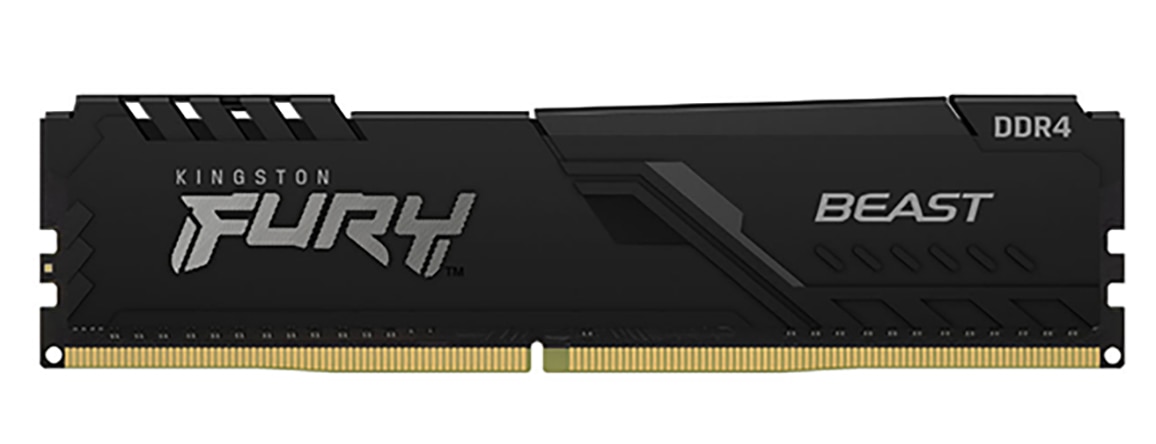 Kingston FURY Beast - DDR4 - kit - 64 GB: 2 x 32 GB - DIMM 288-pin - 3200 M