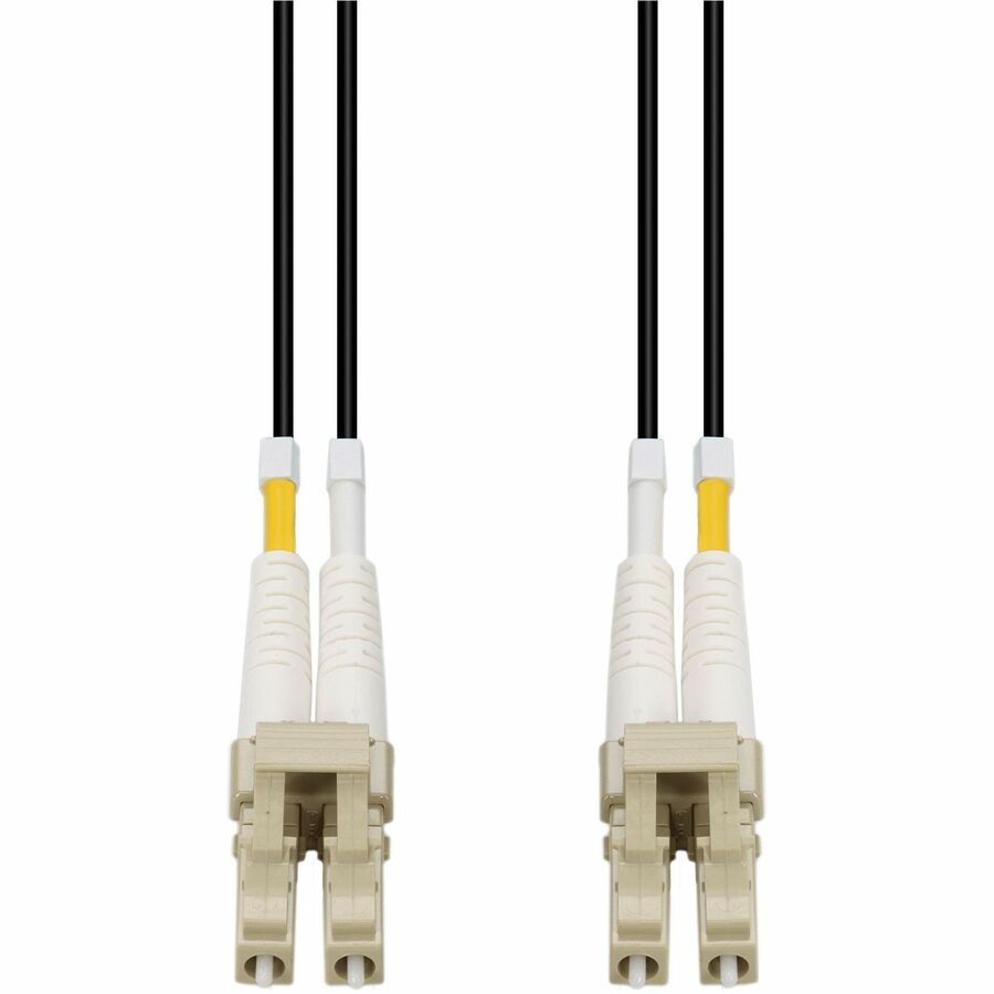 Proline 1m LC to LC Black OM4 Duplex OFNR (Riser-Rated) TAA Fiber Patch Cab