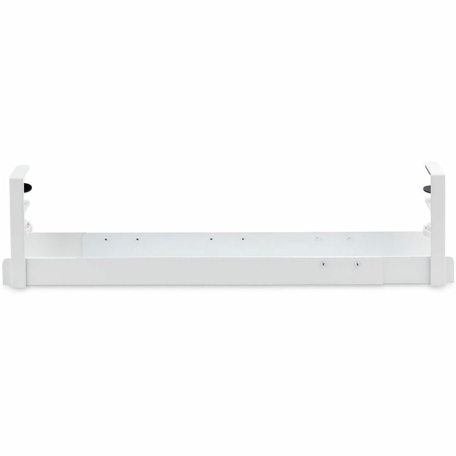 StarTech.com Under Desk Cable Management Tray, Length Adjustable, Clamp-On