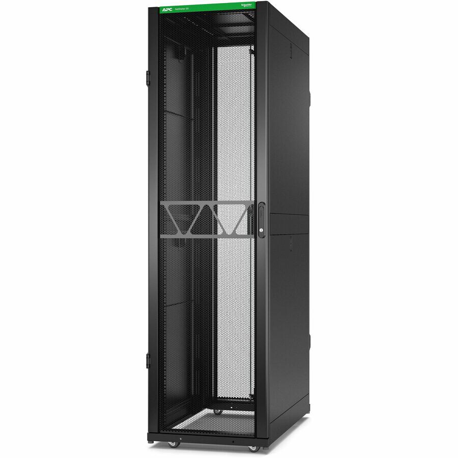 APC NetShelter SX Server Rack Gen 2, 45U, 2124H x 600W x 1070D mm, with Sid
