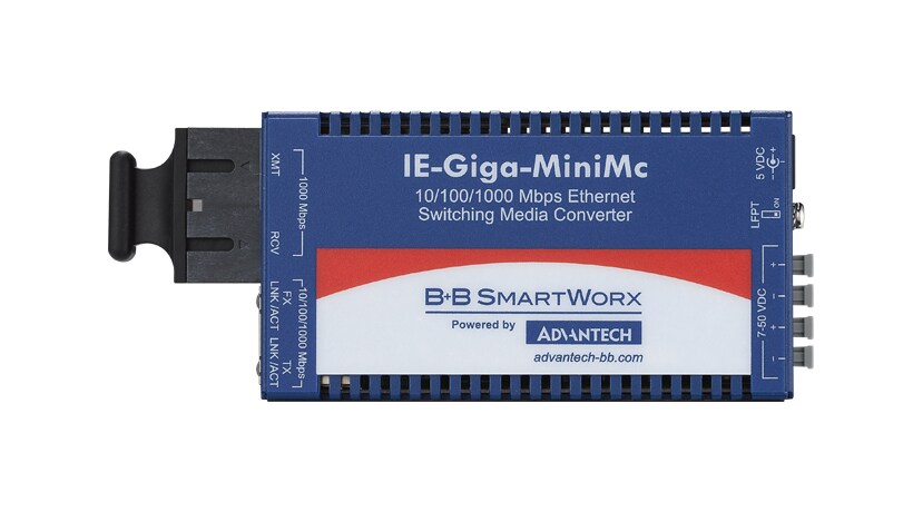 Thumbnail 2 of 5 for IMC Advantech 1000Mbps Multimode 850nm Mini Hardened Media Converter