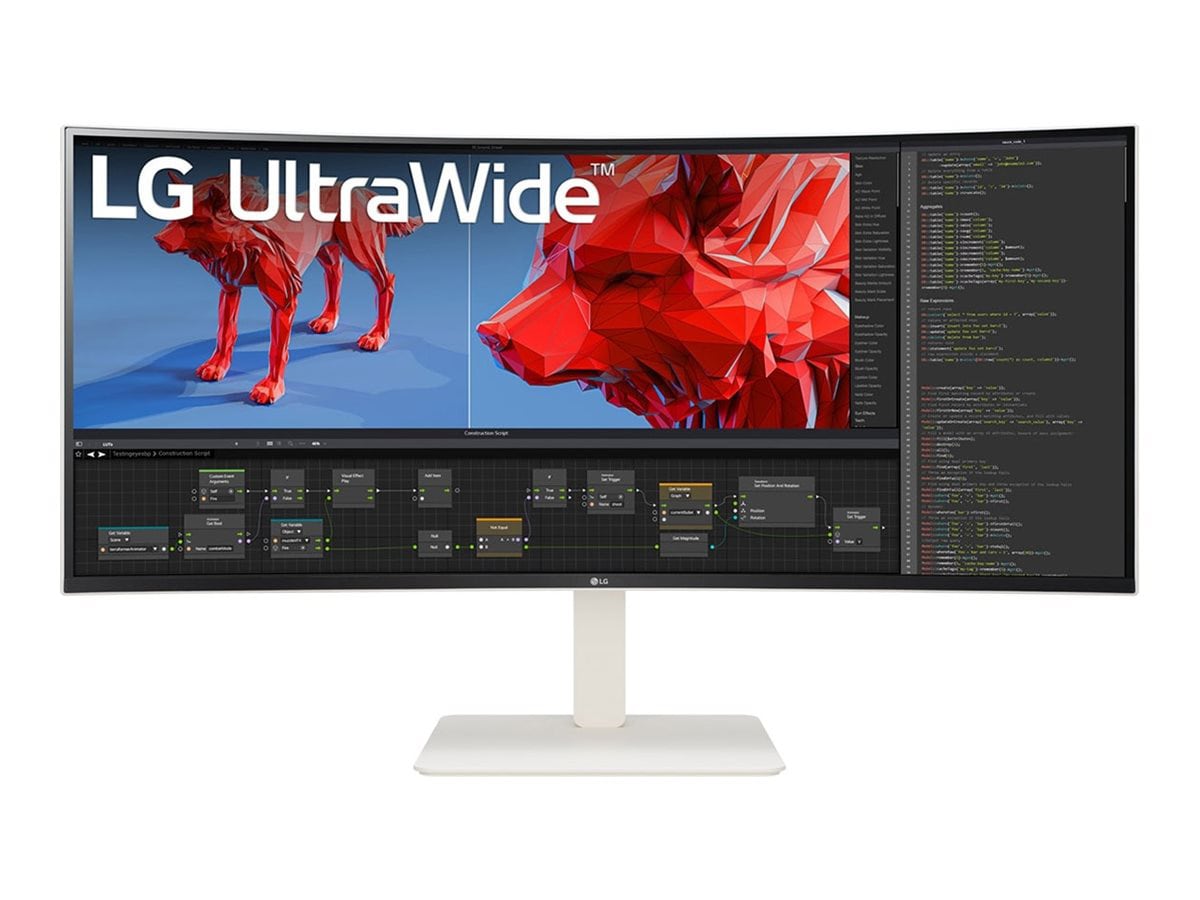 LG Ultrawide 38BR85QC-W 38" Class UW-QHD+ Curved Screen LCD Monitor - 21:9