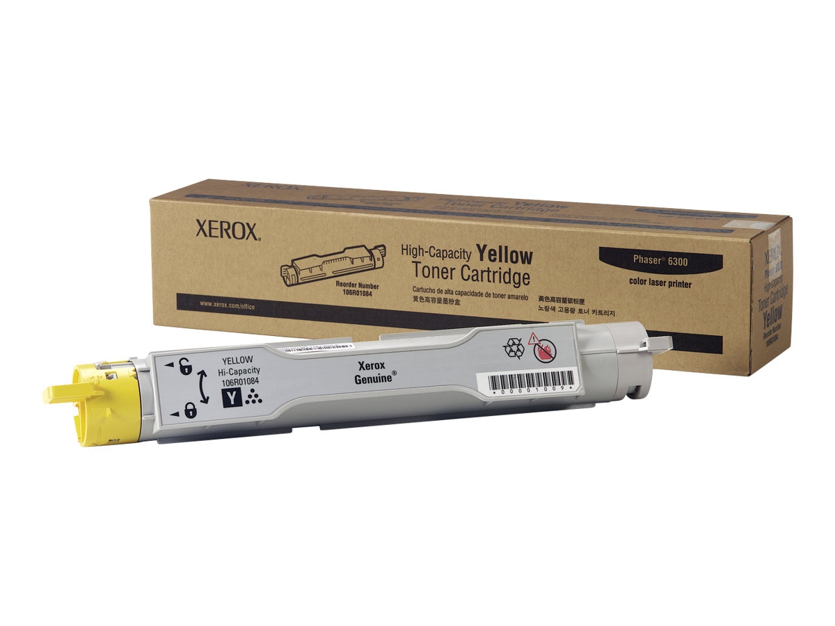 Xerox 106R01084 Yellow Hi-Yield Toner Cartridge