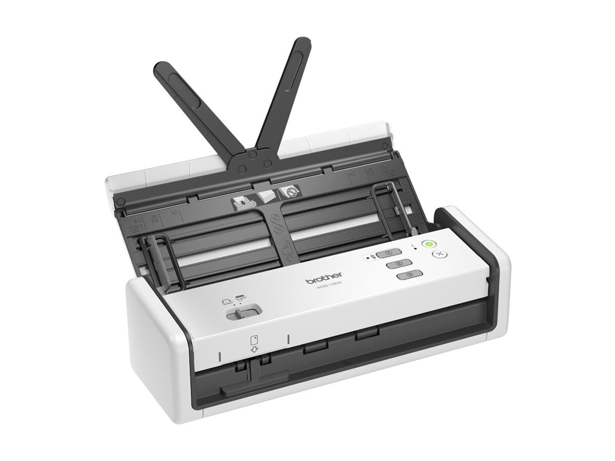 Brother ADS-1300 - document scanner - portable - Wi-Fi(n), USB 2.0 (Host), USB-C 3.2 Gen 1