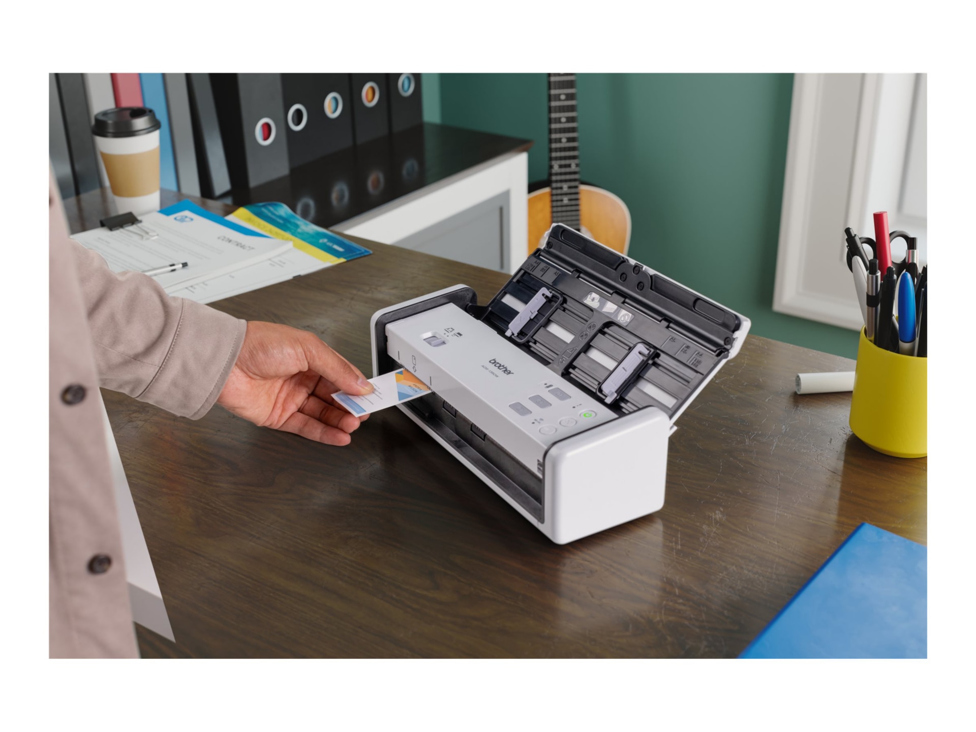 Thumbnail 4 of 13 for Brother ADS-1350W - document scanner - portable - USB-C 3.2 Gen 1, Wi-Fi(n)