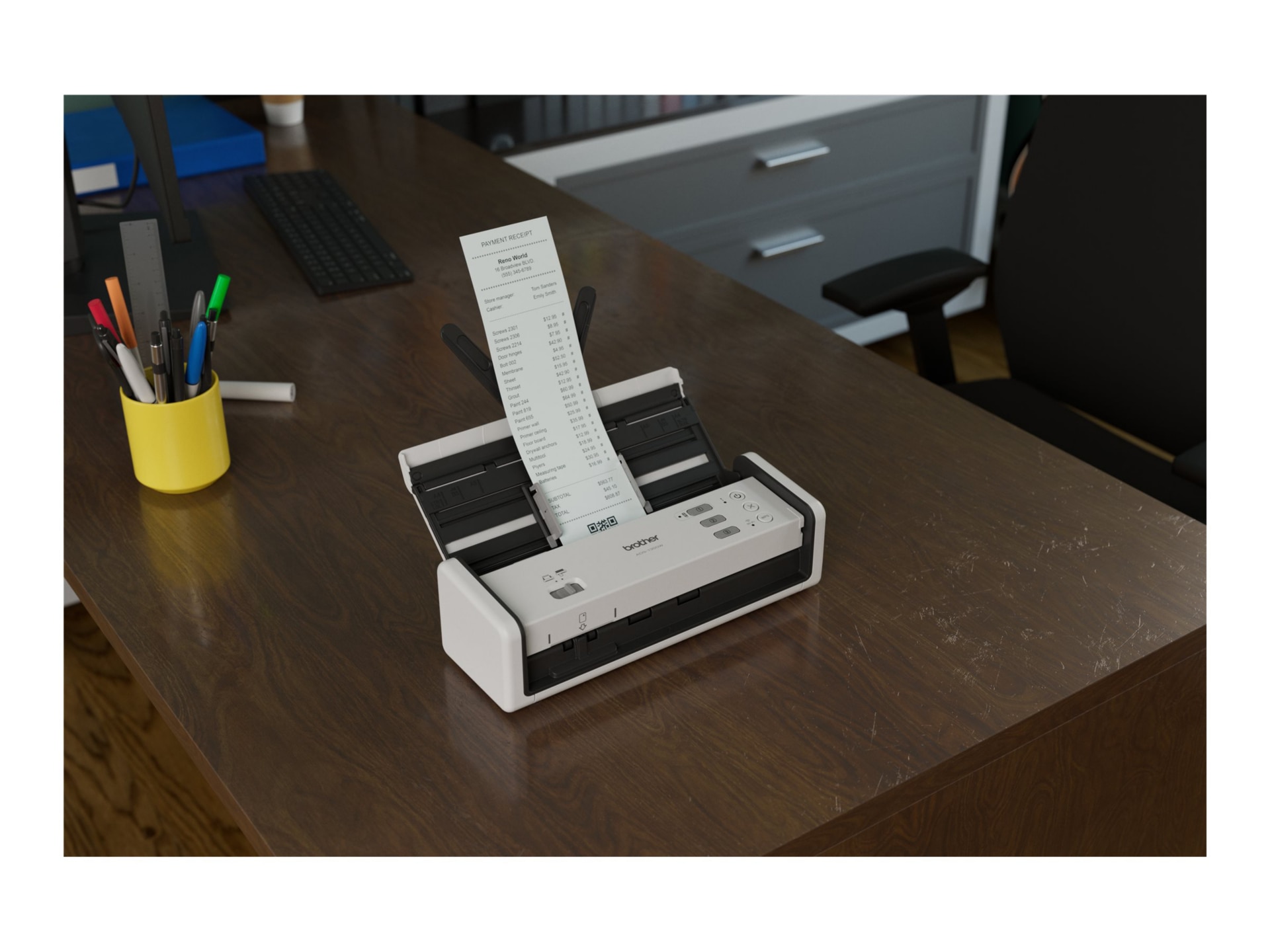Thumbnail 6 of 13 for Brother ADS-1350W - document scanner - portable - USB-C 3.2 Gen 1, Wi-Fi(n)