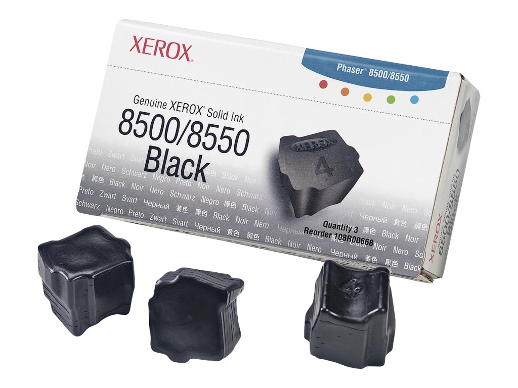 Xerox Phaser 8500/8550 - 3 - black - solid inks