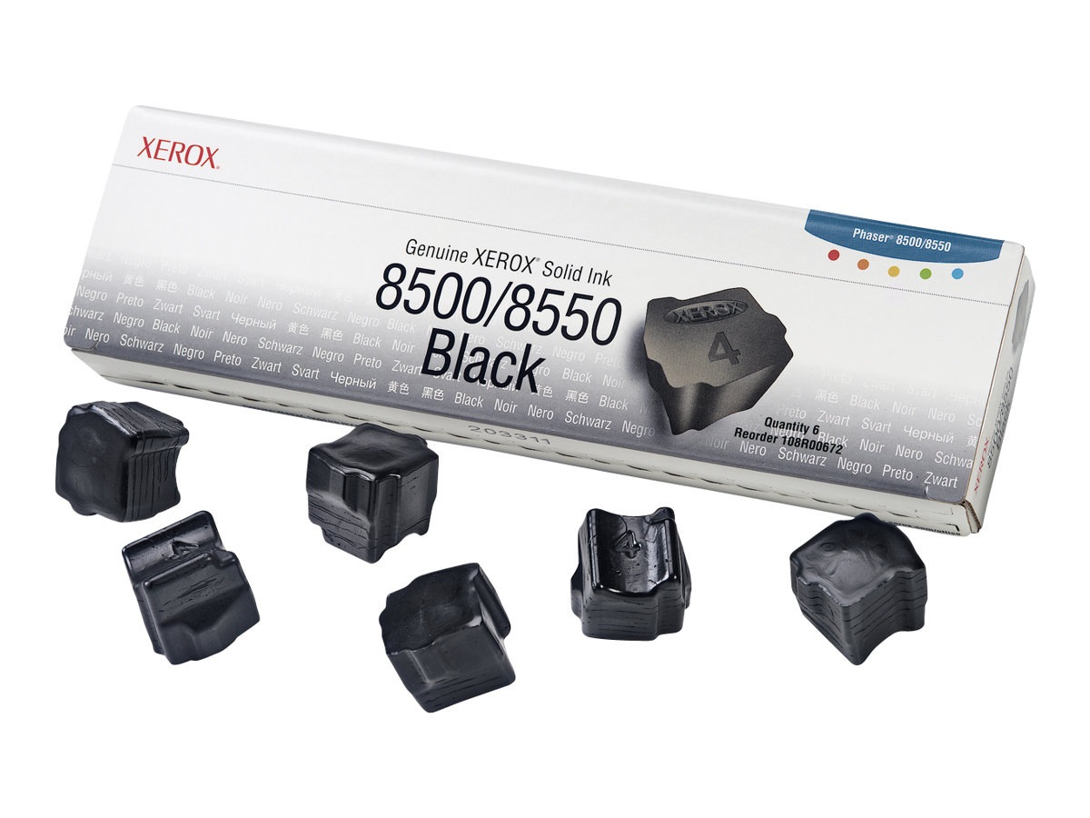Xerox Phaser 8500/8550 - 6 - black - solid inks
