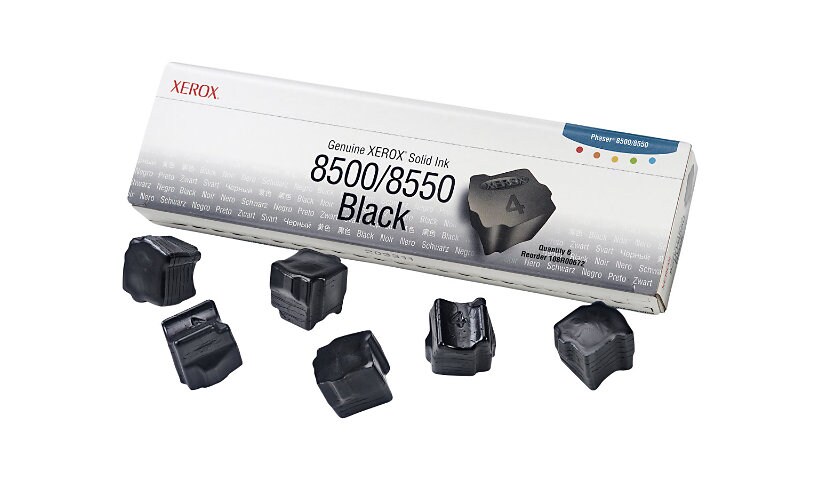 Xerox Phaser 8500/8550 - 6 - black - solid inks