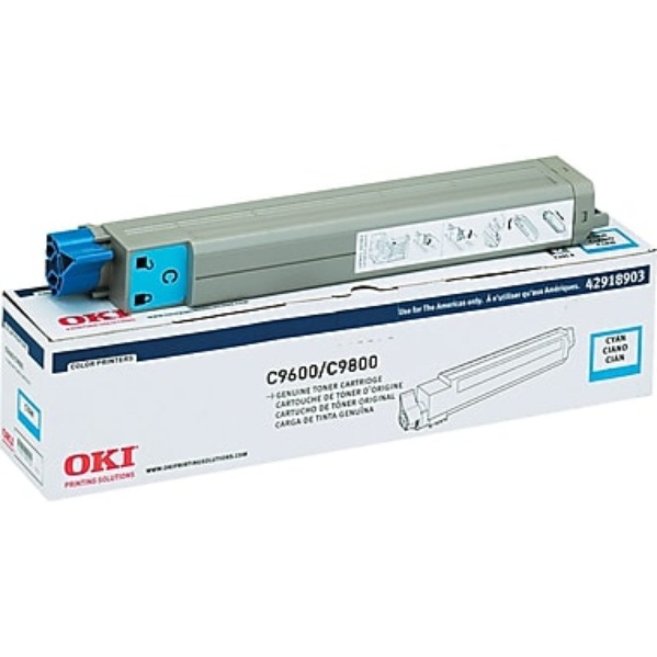 OKI C9600/C9800 Cyan Toner Cartridge "Type C7"