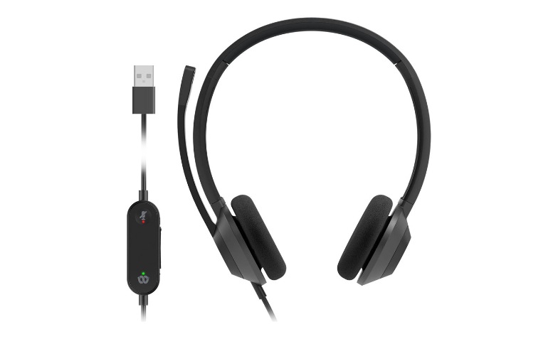 Cisco Headset 322 - headset - HS-W-322-C-USB - Wired